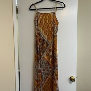 Zara Sequin Multicolor Midi Dress- size S